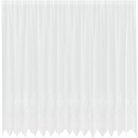 Rideaux avec des rideaux Blanc 500x100cm Polyester CFW85435