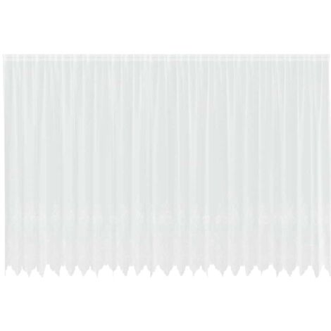 Rideaux avec des rideaux Blanc 500x100cm Polyester CFW94144