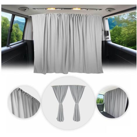 Rideaux De Séparation de Cabine pour Renault Trafic L2 Gris Tissu