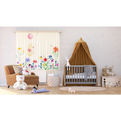 Rideaux - Disney Winnie l'ourson - 2 pièces 90 cm x 160 cm