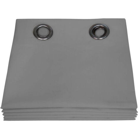 Rideaux Dream ete couleur Gris stratus 135X250