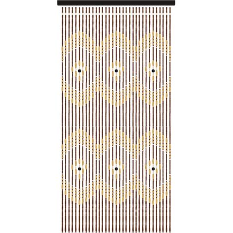 rideaux En Perles De Bois Pour Portes, Portes De Salon, Cloison De Style Rtro, Cloisons De Placards, Rideaux Faits  La Main, 31 Brins, 90 X 175 Cm
