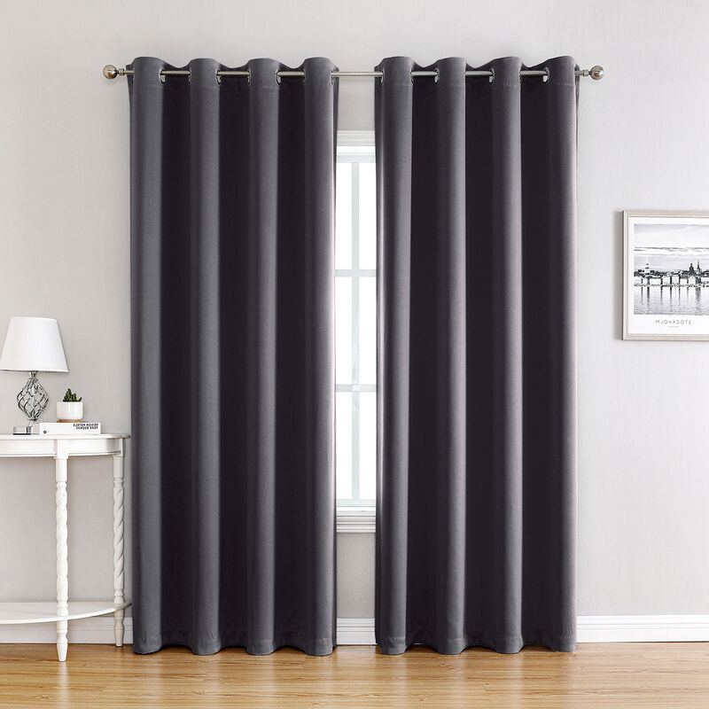 Rideaux extérieurs Jardin Patio Gazebo Rideau occultant Coupe-vent Protection UV Résistant à la moisissure,grey