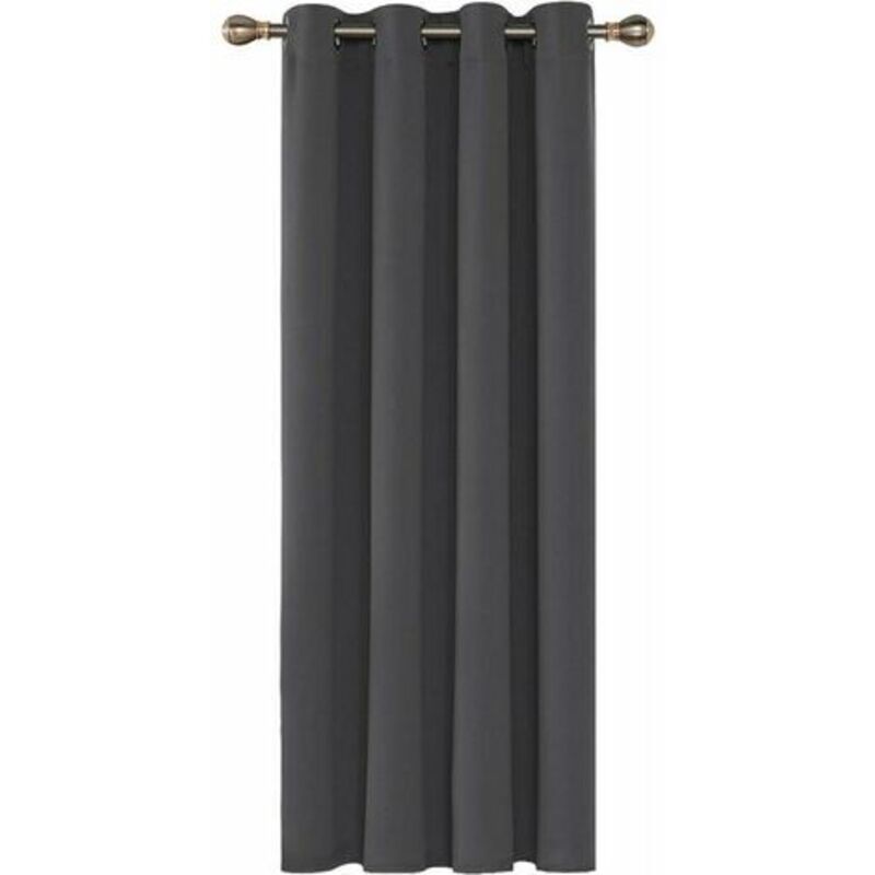 Yzmrbdqc - Rideaux Occultants Isolant Thermique Anti Froid, 140x245 cm (Largeur x Hauteur), Rideaux pour Salon et Chambre, Design Moderne à Oeillets,