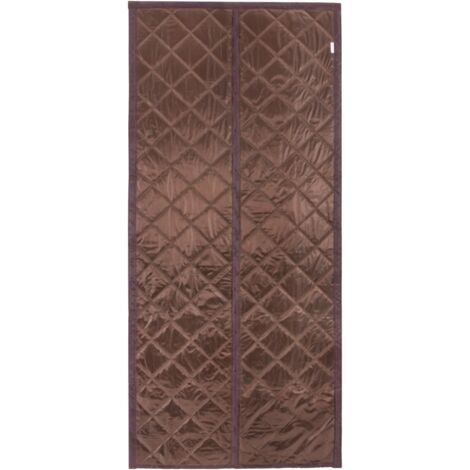 Rideaux occultants rideau de porte isolé thermiquement, couverture D'hiver pour portes, plafond insonorisé, rideaux D'intimité rideaux opaques chambre protection contre le froid (café, 38×84in)