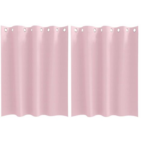 Rideaux occultants,Rideaux anti-lumière avec des rideaux Rose bébé Polyester CFW56028