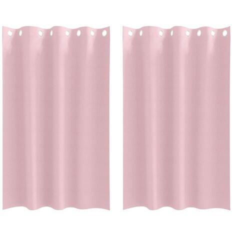Rideaux occultants,Rideaux anti-lumière avec des rideaux Rose bébé Polyester CFW77204