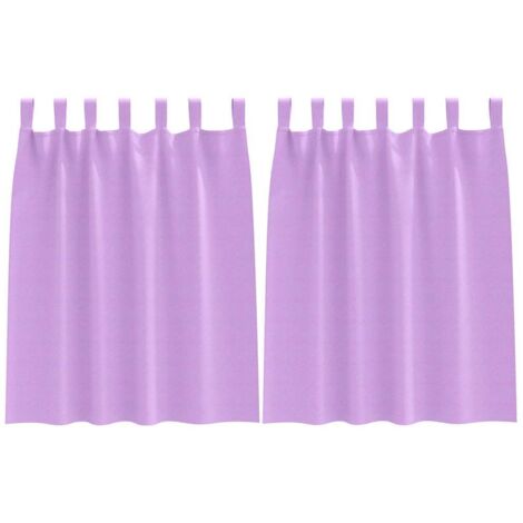 Rideaux occultants,Rideaux anti-lumière avec des rideaux Violet Polyester CFW73081