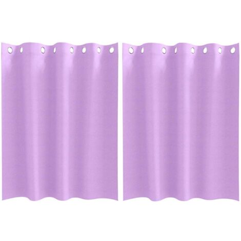 Rideaux occultants,Rideaux anti-lumière avec des rideaux Violet Polyester CFW73800