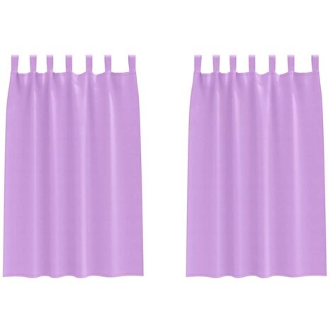 Rideaux occultants,Rideaux anti-lumière avec des rideaux Violet Polyester CFW79292