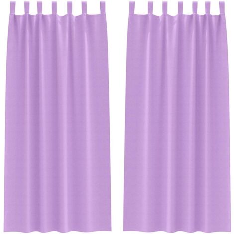 Rideaux occultants,Rideaux anti-lumière avec des rideaux Violet Polyester CFW91870