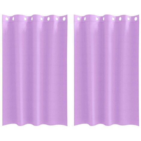 Rideaux occultants,Rideaux anti-lumière avec des rideaux Violet Polyester CFW95629