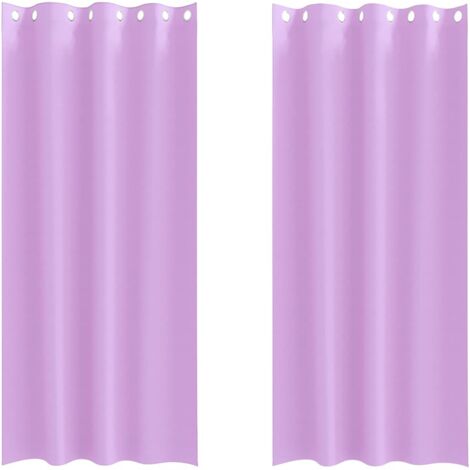Rideaux occultants,Rideaux anti-lumière avec des rideaux Violet Polyester CFW99014