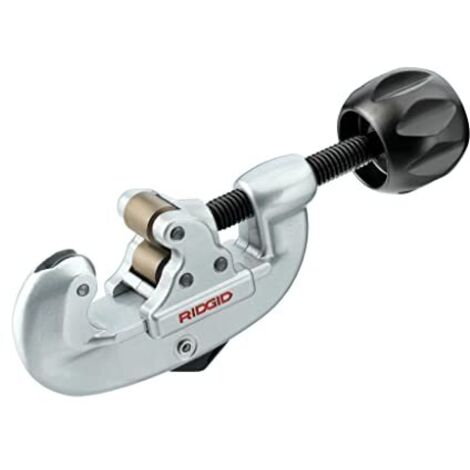 RIDGID 32915 Modello 10 Tagliatubi con Avanzamento a Vite con Rotella per Acciaio inox, Capacità 3-25 mm