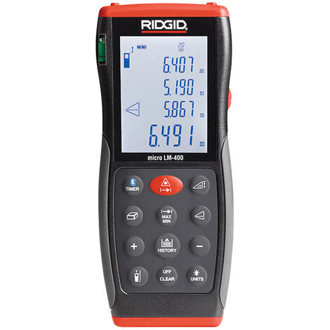 RIDGID 36813 36813 Micro LM-400 Advanced Laser Distance Measure 70m RID36813