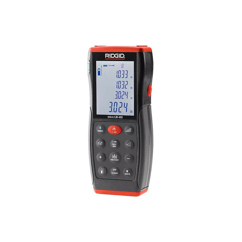 Laser Télémètre Ridgid LM400 Bluetooth, portée max. 100m