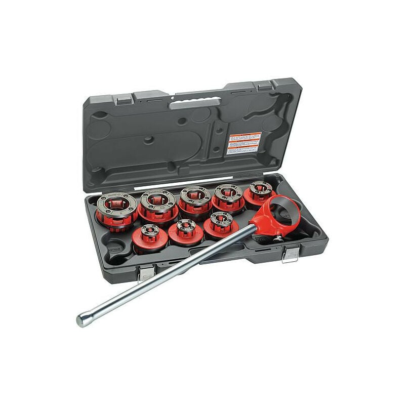 Ridgid - Filière kit 11 r DN10 (3/8') jusqu'à DN32 (1 1/4') dans mallette