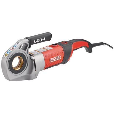 Ridgid – Kit Filière électrique 600-I DN15 jusqu'à DN32 230V – Carter en aluminium – Vitesse 32 tr/min – Mallette de transport incluse