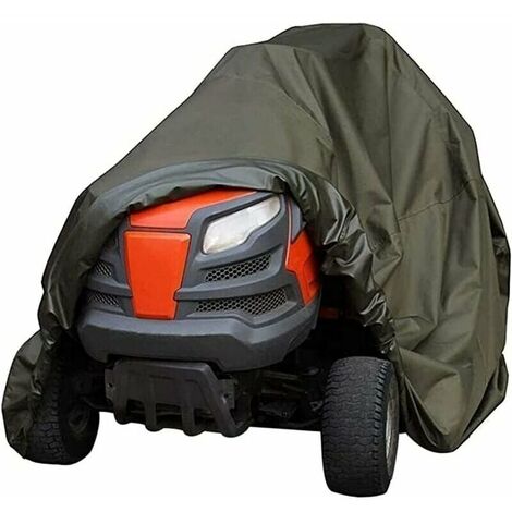 Riding Lawn Mower Cover, Waterproof, Heavy Duty, Durable, UV and Water Resistant for Riding Garden Tractor Indoors and Outdoors (Color : Green, Size: 170x61x117cm),450g