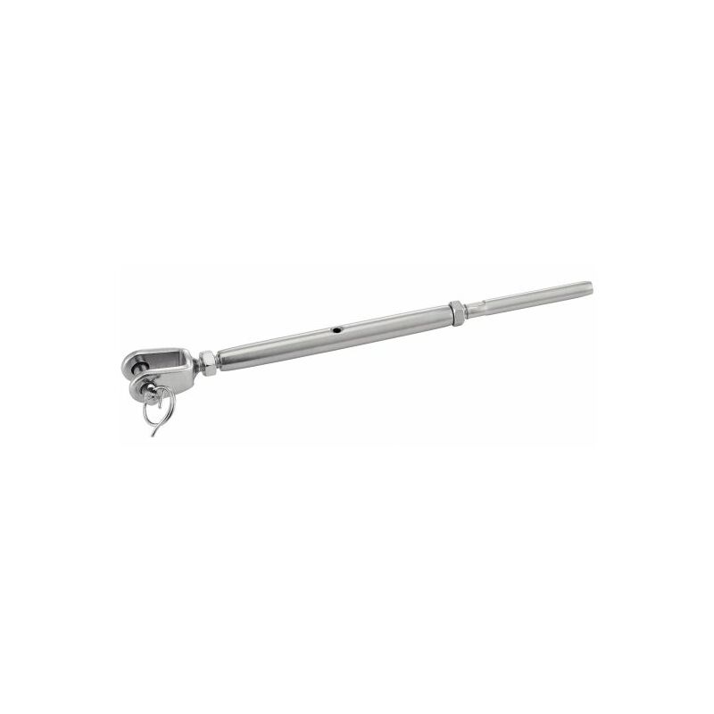 Ridoir à chape fixe soudée + Embout à sertir - Inox A4 d12mm - Boîte de 1