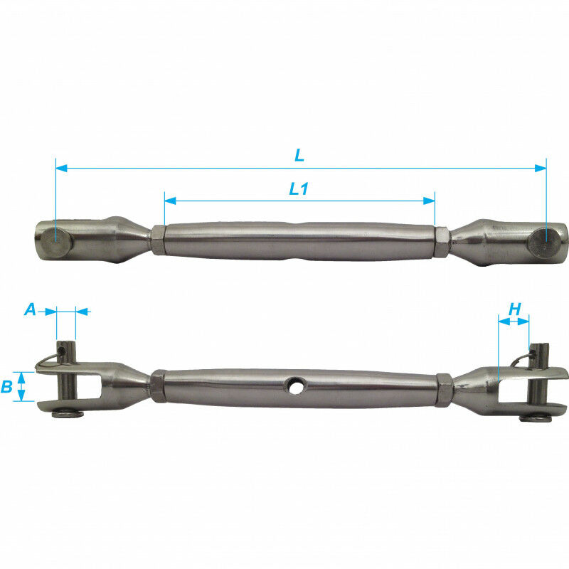 Ridoir inox Orangemarine 8 mm