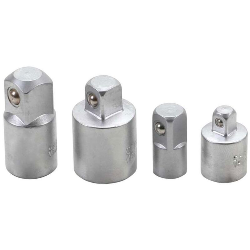 Riduttore Aumentatore Adattatore BGS TECHNIC per Bussole Quadro 1/4, 3/8 e 1/2 - 4 piezzi