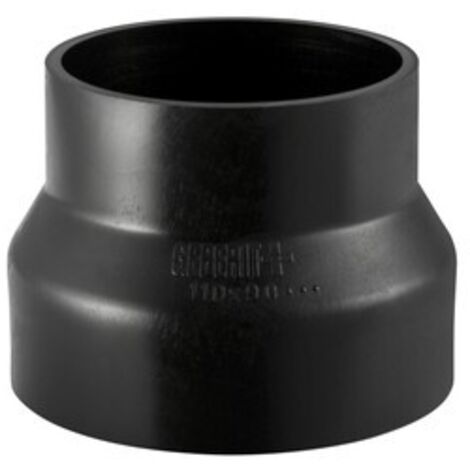 Riduttore concentrico Geberit 365.560.16.1 PE-HD resistente UV 75x63mm