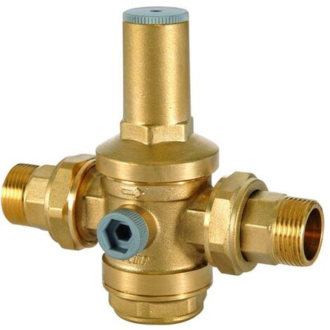 HONEYWELL - RIDUTTORE PRESSIONE ARIA ACQUA AZOTO BRAUKMANN 3/4 PN 25 CON  MANOMETRO D06F-3/4AM, Trattamento Acque e Filtri