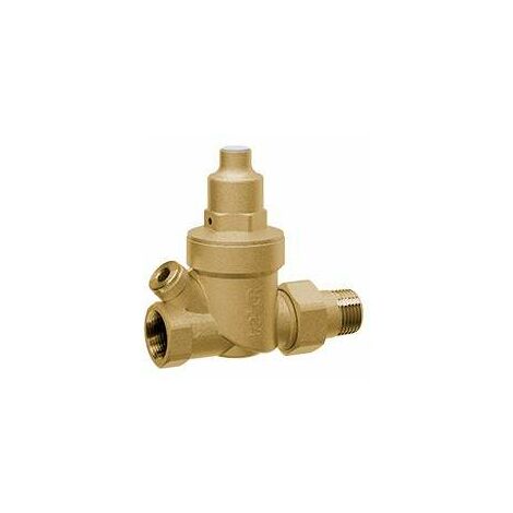 Riduttore di pressione attacchi M-F Far Rubinetterie 2864-2865-2866-2867  1/2" - Con attacco manometro 1/4" F - Ottone