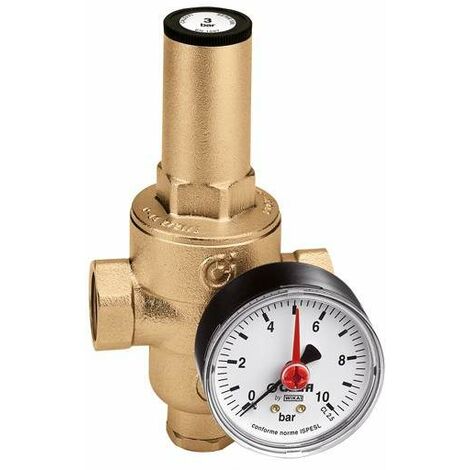 Riduttore Pressione Acqua 1/2 Pollice Ottone | Con Filtro E Manometro Per Casa/Industria - Foto 4