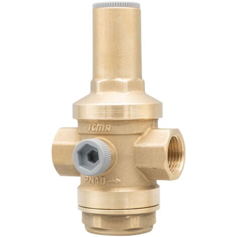 Riduttore di pressione in ottone con molla in acciaio inox -3/4"