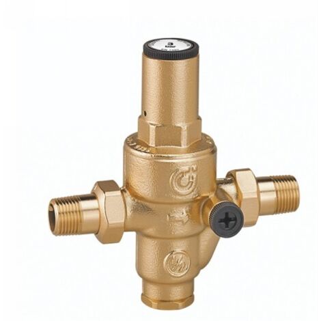 RIDUTTORE DI PRESSIONE MM CON ATTACCO MANOMETRO 1/2" CALEFFI