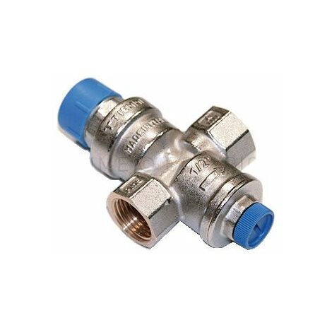 Riduttore di Pressione Tiemme 3 BAR Attacchi FF 1/2''X1/2'' - 3180057