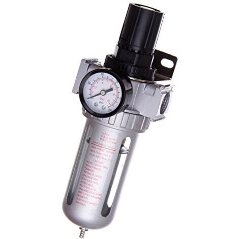 RIDUTTORE FILTRO ARIA SCARICO 1/2 POLLICE 10 MICRON PNEUMATICO