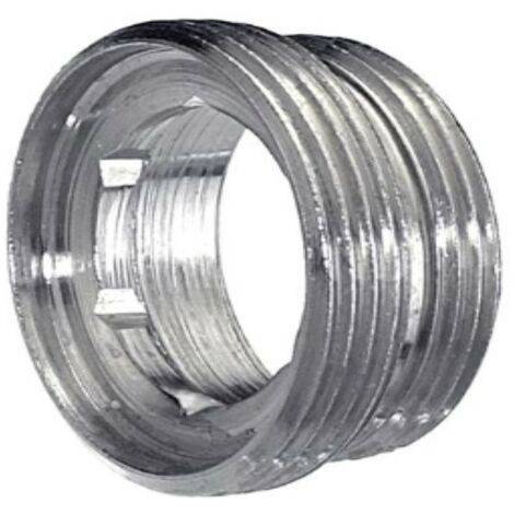 RIDUTTORE PER AERATORE  M24/1xM22/1 CONGUARNIZIONE IN GOMMA - IN METALLO CROMATO