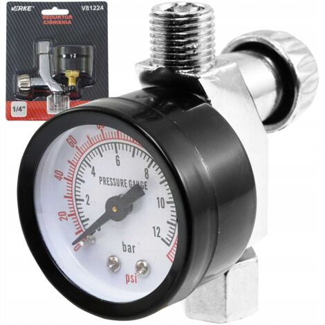 RIDUTTORE PRESSIONE 1/4"" ARGENTO VERKE