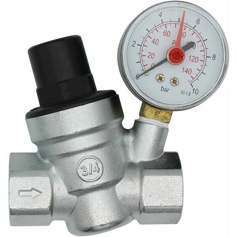 Riduttore pressione acqua DN20 Regolatore pressione acqua 3/4 pollici con manometro GU.B/bon