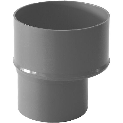 Riduzione ø100x80 (bicchiere sul ø maggiore) per pluviale : Colore - Grigio