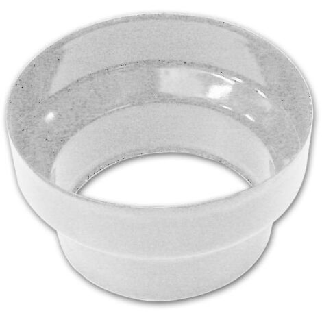 RIDUZIONE Ø13-12CM TUBO STUFA BIANCO