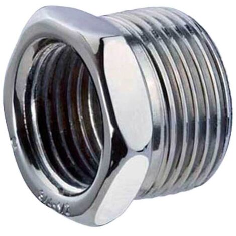 RIDUZIONE CON VITE MASCHIO/FEMMINA IN ACCIAIO ZINCATO OTER 3/8""M x 1/4""F