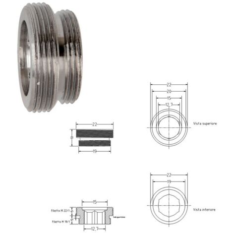 Riduzione cromata M19/1xM22/1 455800OCM19XM22 - -  GIUSEPPE TIRINNANZI - -