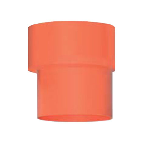 RIDUZIONE ECCENTRICA DM 80-50 ARANCIO