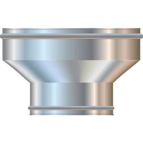 Riduzione femmina-femmina per tubo inox monoparete ø130/180