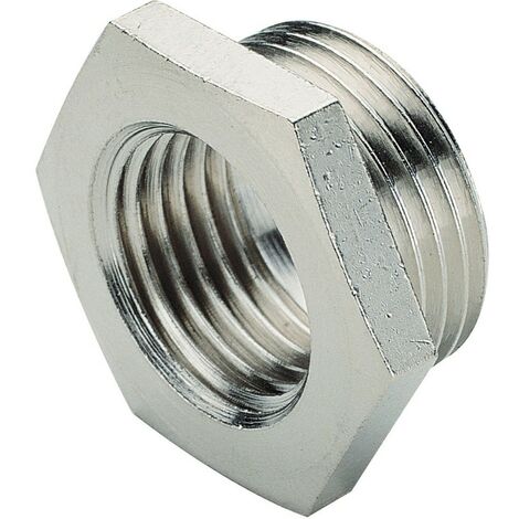 Riduzione filettata maschio G3/4 a femmina G1/2 conica per impianti idraulici BTI86705