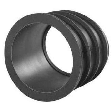 RIDUZIONE IN GOMMA NR NERA  D. 75 Diam. Int. 63 mm G.M.P
