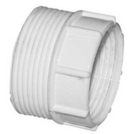 RIDUZIONE IN PVC PER SIFONI DA INOX A PORCELLANA M 1"1/2 x F 1"1/4 -CONF