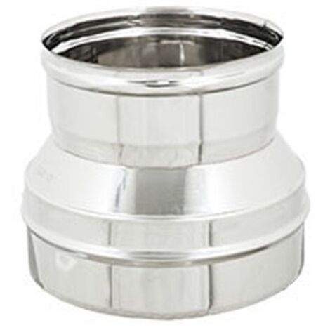 RIDUZIONE INOX PER CANNE FUMARIE Misura: Diam. M 100-F 80