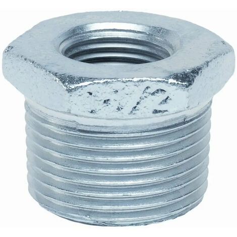 Riduzione Maschio 1" 1/4 - Femmina 1/2" Ghisa Zincato