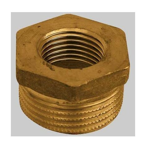 RIDUZIONE MASCHIO/FEMMINA OTTONE GIALLO 2 x 11/4