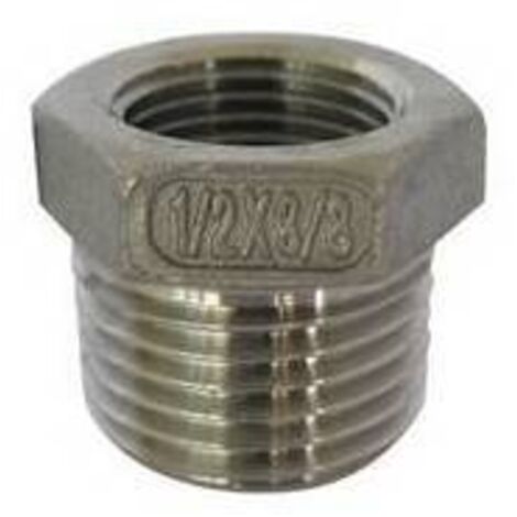 RIDUZIONE MF ACCIAIO INOX 1" x 1/2" DH